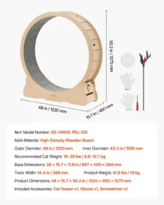 Kassi treeningratas, 120 cm, 12,7 kg — pilt 7