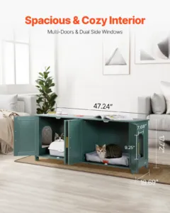 Kassiliivakasti ümbris mitmele kassile, 120 cm, 4 uksega — pilt 2
