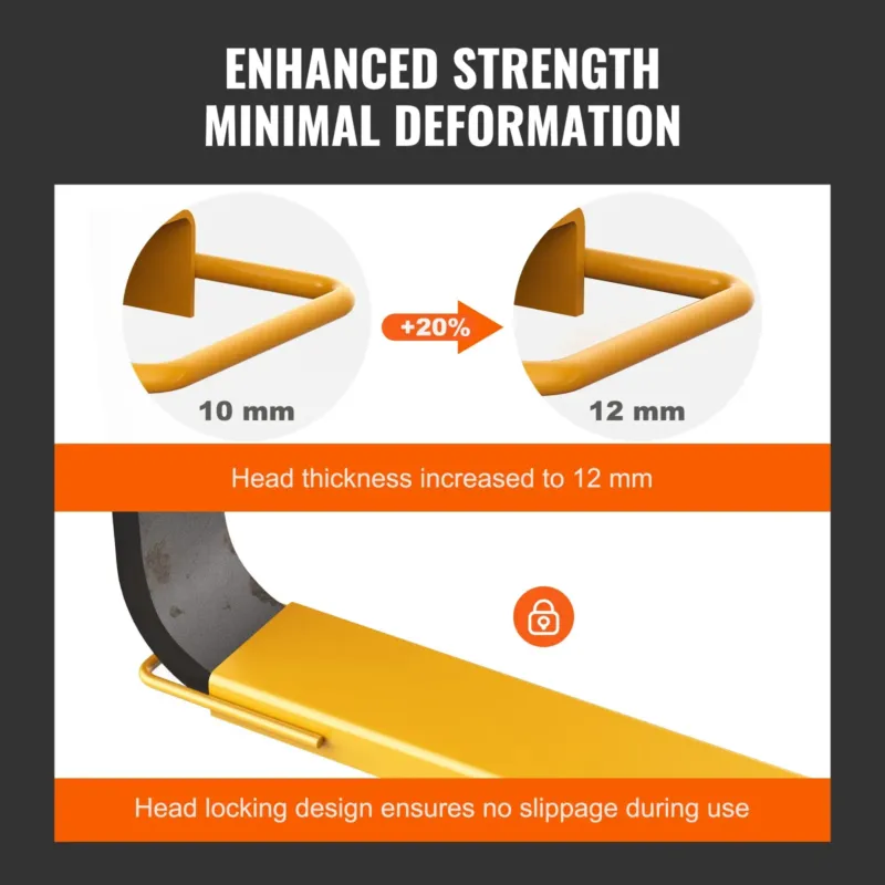 Kaubaaluste kahvli pikendused, 244 cm, 1814 kg
