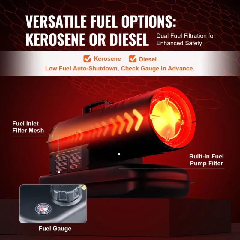 Kerosene/Diesel Forced Air Heater