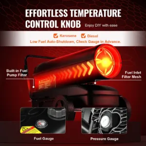 Kerosene/Diesel Forced Air Heater — pilt 4