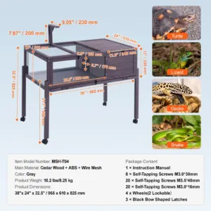 Kilpkonna elupaik, 965 x 610 x 825 mm, 8,25 kg — pilt 7