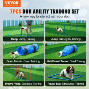 Koerte agility treeningvarustus, 7 tk, 71,0 cm — pilt 2
