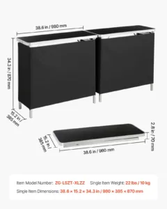 Kokkupandav kaasaskantav baarilaud, 2 tk, 980 x 385 x 870 mm — pilt 7