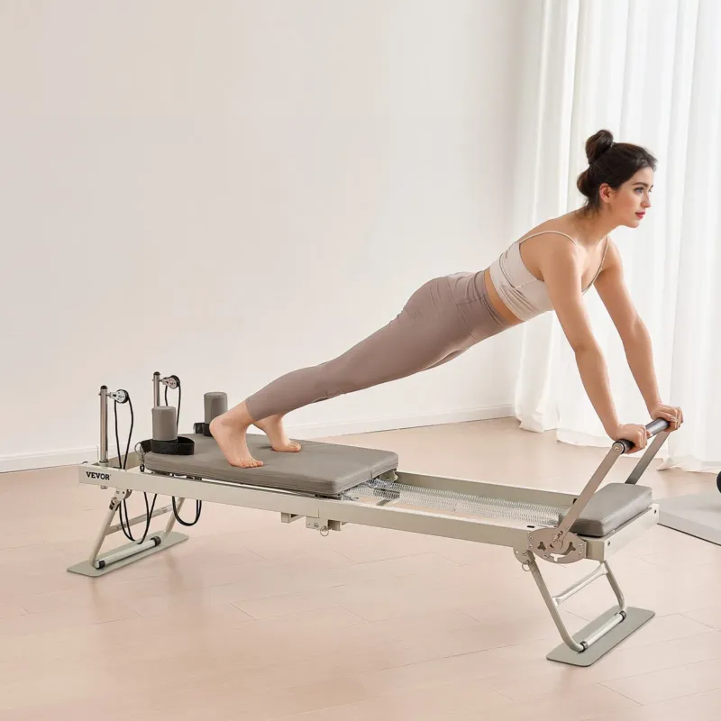 Kokkupandav pilatese reformer, 181 kg, 109 x 55,9 x 22,9 cm
