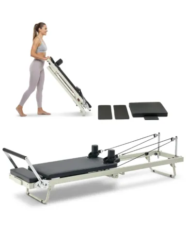 Kokkupandav pilatese reformer, 181 kg, 137 x 61,0 x 30,5 cm
