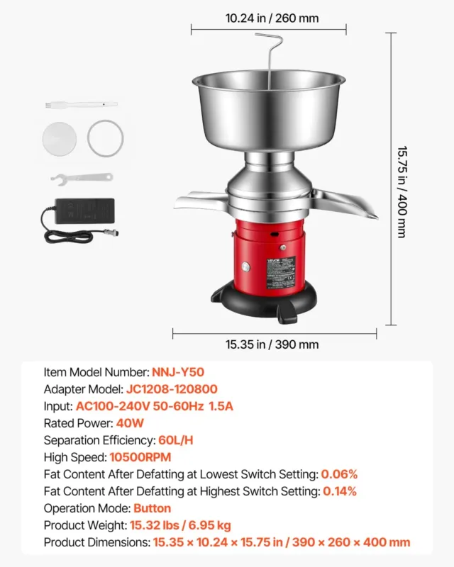 Koorelahutaja 60 L/h, 4,5 L, 40 W
