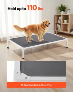 Kõrgendatud koeravoodi suurtele koertele, 40 kg, 1250 x 830 mm — pilt 3
