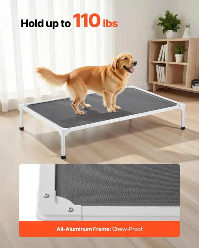 Kõrgendatud koeravoodi suurtele koertele, 40 kg, 1250 x 830 mm