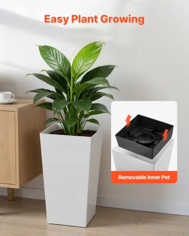 kõrgete lillepottide komplekt