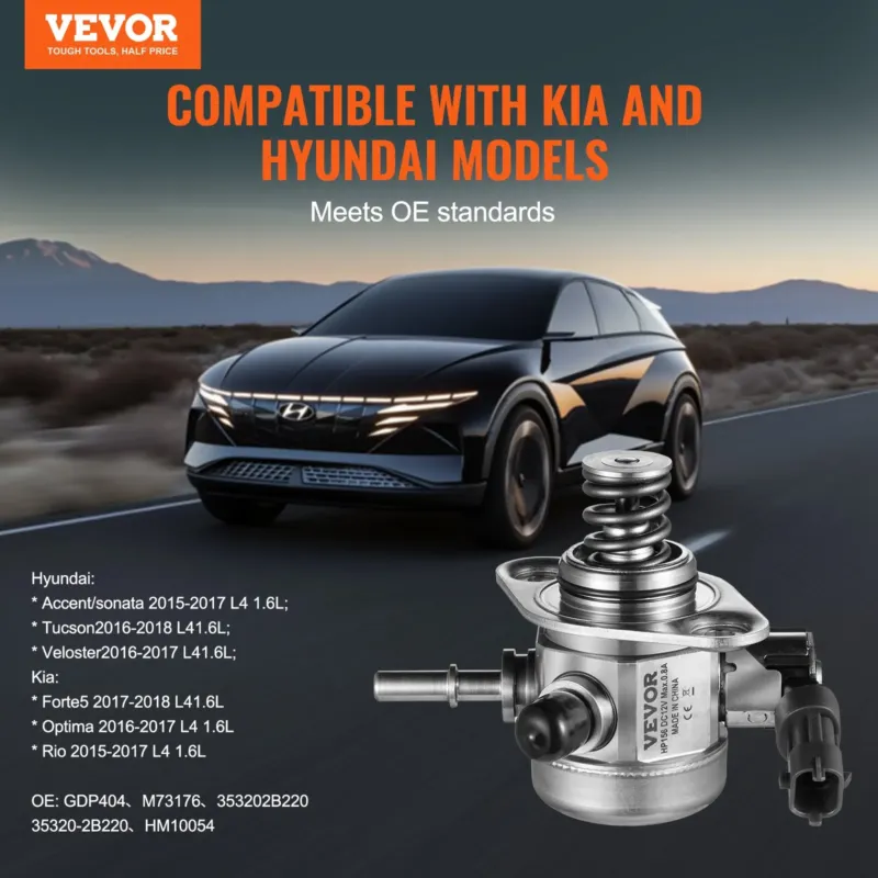 Kõrgsurve-kütusepump, 1,6 L, 80 L/h