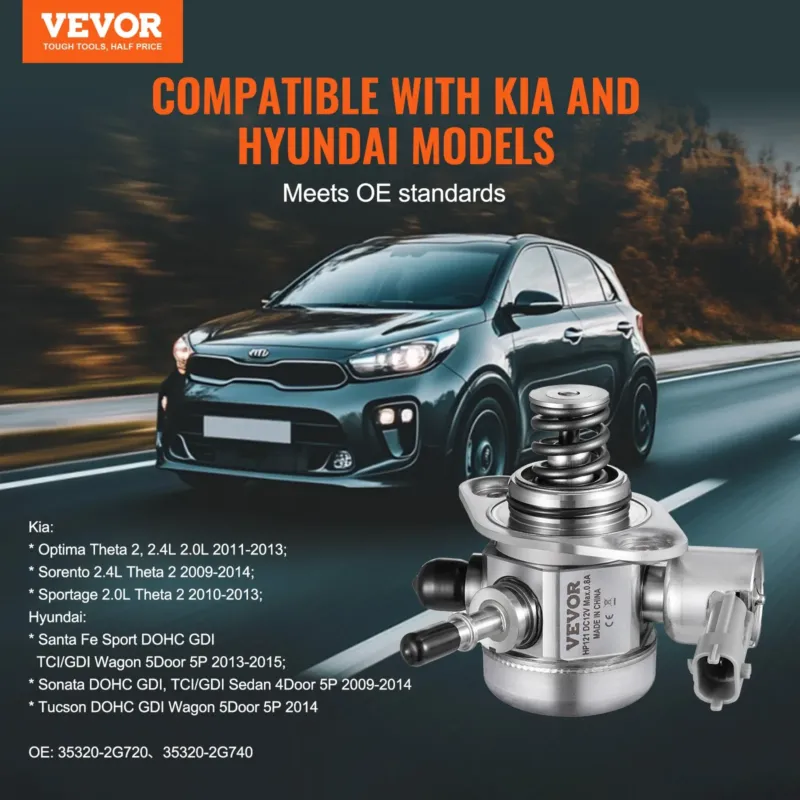 Kõrgsurve-kütusepump, 2,4 L, 5 uksega
