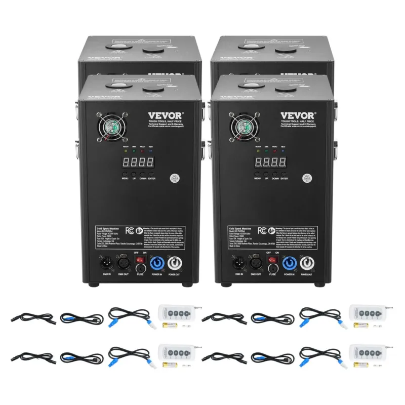 Külmsädemega masin, 4 tk, 700 W