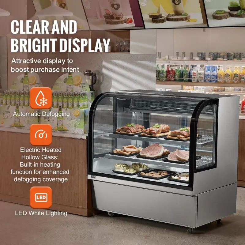 Külmvitriin kondiitritoodetele 505 L, LED-valgustus