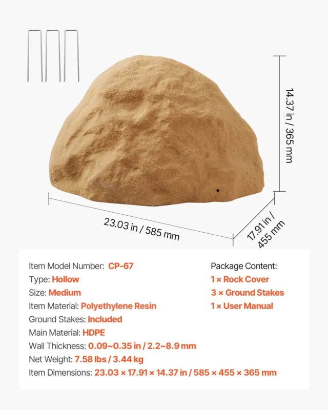 Kunstkivist kaevupumba kate, 58,5 x 45,5 x 36,5 cm, 3,44 kg