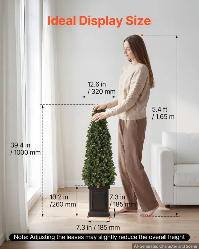 kunstpukspuust ilupuude komplekt 1000 mm (2 tk) vastupidava