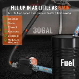 Kütuseülekandepump, 19 L, 75 W — pilt 3