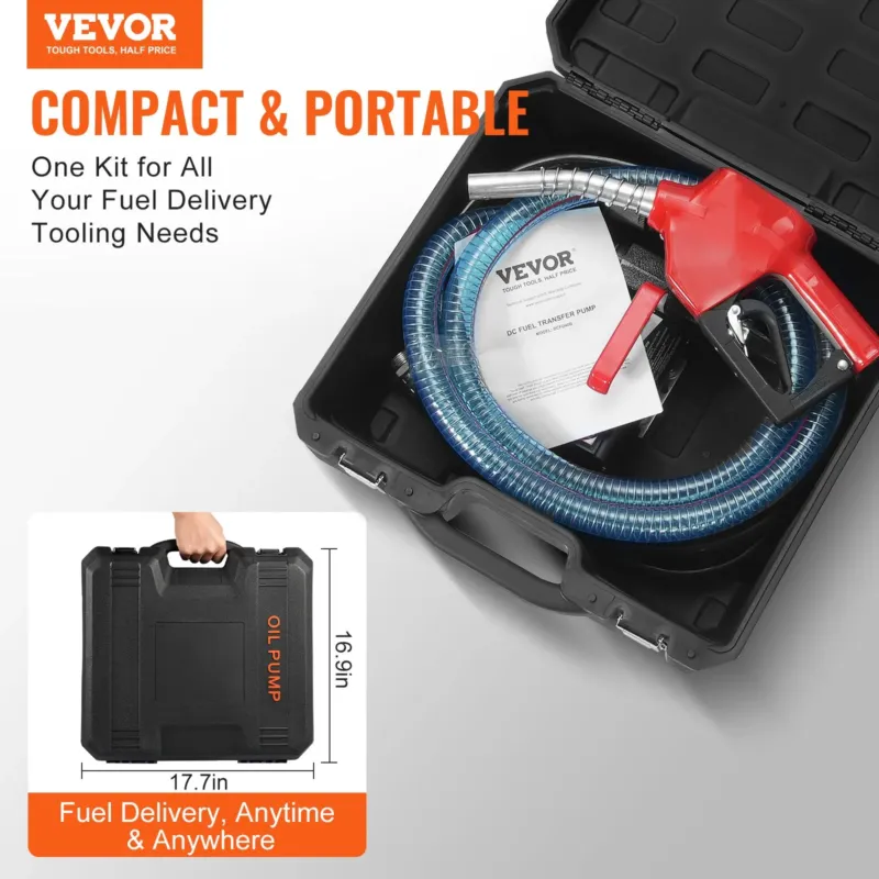 Kütuseülekandepump, 38 L, 186 W