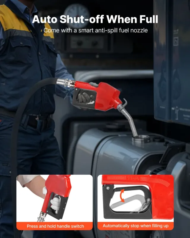 Kütuseülekandepump, 40 L, 10,4 m