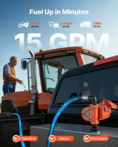 Kütuseülekandepump, 57 L, 10,4 m — pilt 2