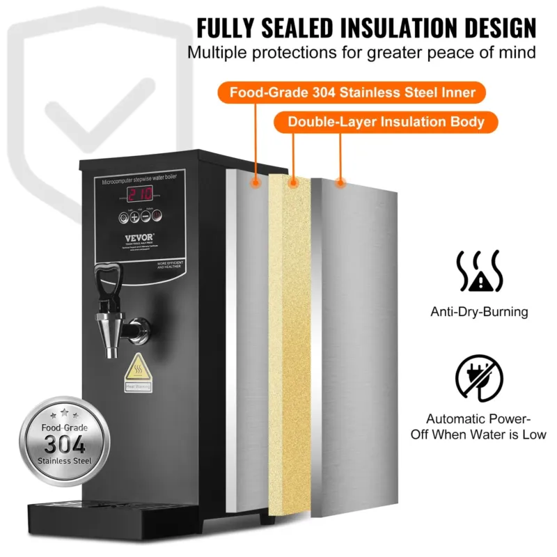 Kuumaveeboiler 1500 W, 50 L