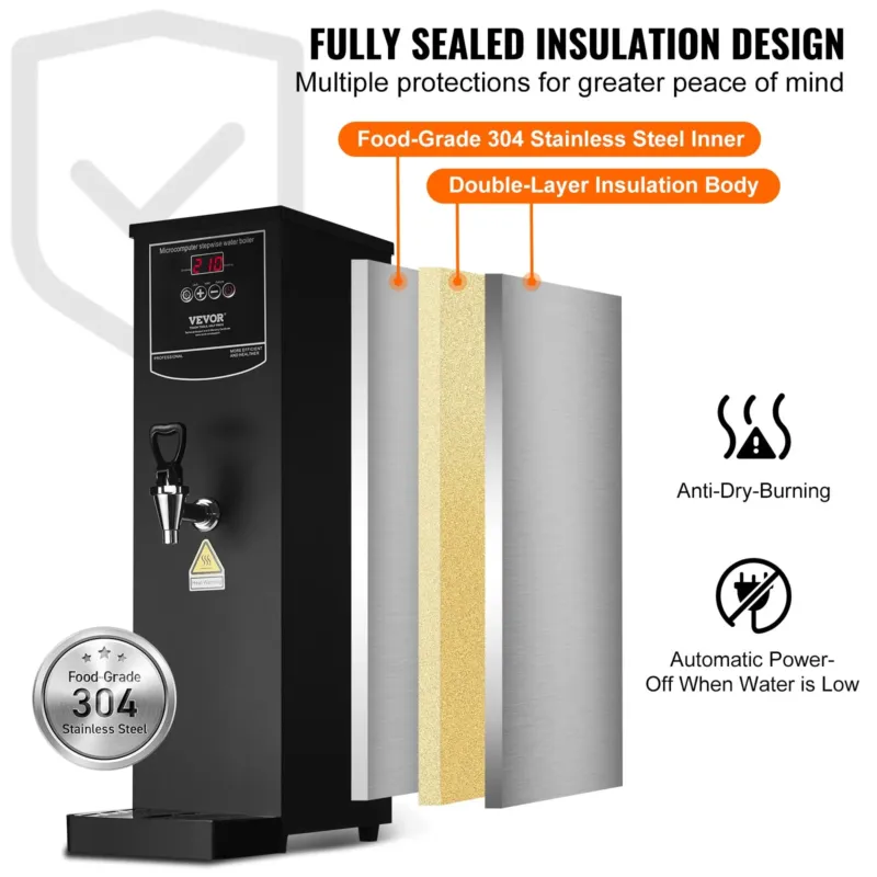 Kuumaveeboiler 1500 W, 50 L, KW-15SA