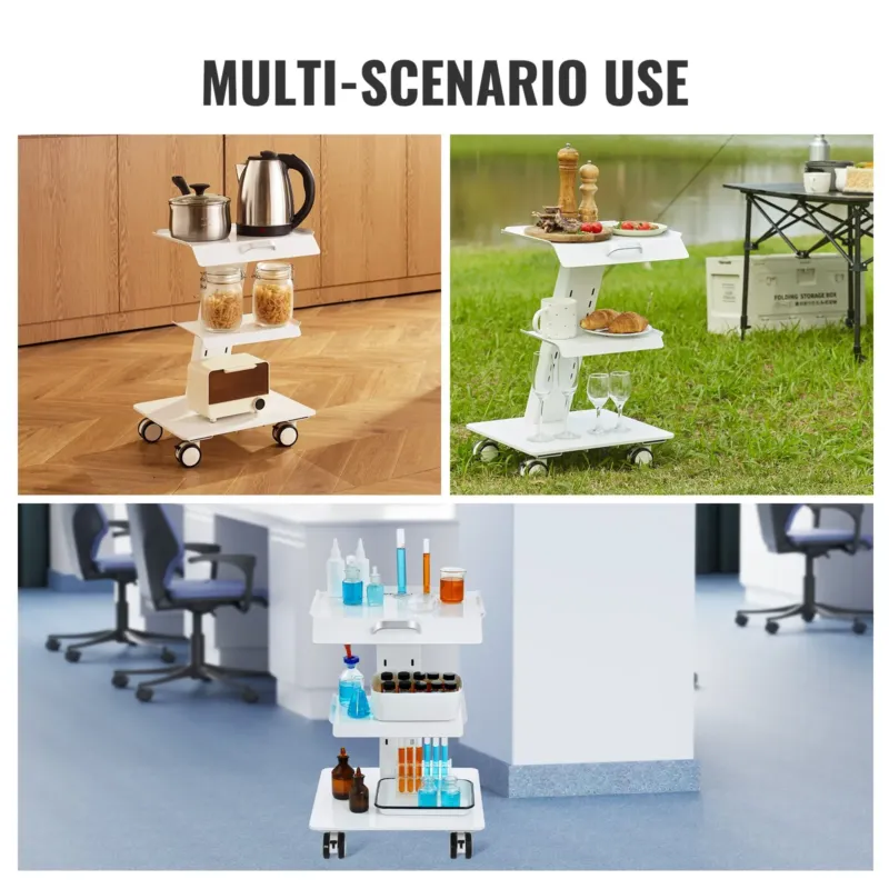 Laborikäru, 100 kg, 3 tasandit