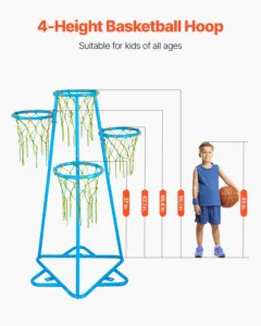 Laste korvpallirõngas, 96,0 cm, 8,8 kg — pilt 2