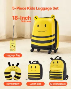 Laste pagasikomplekt, 45,7 cm, 5 osa — pilt 2