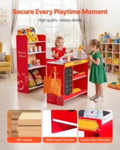 Laste toidupoe mängukomplekt, 72 x 90 x 89 cm, 12,2 kg — pilt 5