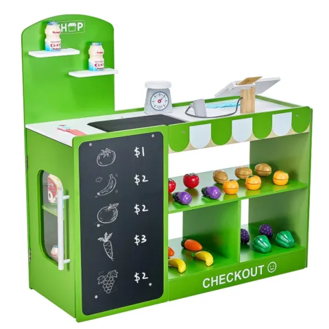 Laste toidupoe mängukomplekt, 81,5 x 30,7 x 85 cm, 12,3 kg