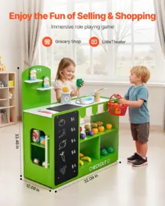 Laste toidupoe mängukomplekt, 81,5 x 30,7 x 85 cm, 12,3 kg — pilt 2