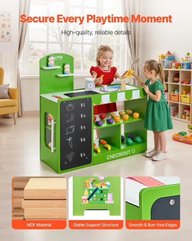 Laste toidupoe mängukomplekt, 81,5 x 30,7 x 85 cm, 12,3 kg