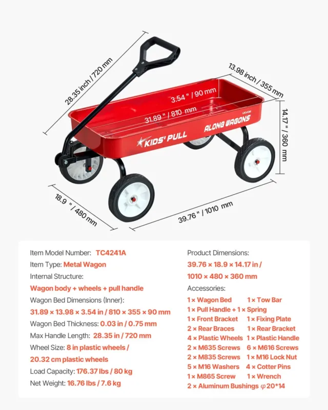 Lastele mõeldud kaasaskantav käru, 101 cm, 80 kg