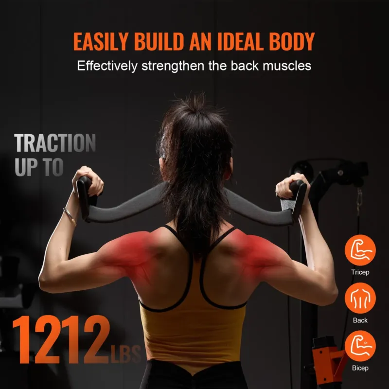 LAT pulldown lisaseadmed, 17 mm, 10,2 cm