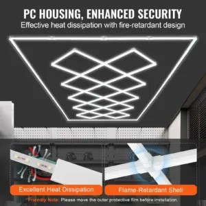 LED garaaživalgustid 88000LM, 4840 x 2433 x 42 mm, 8 kg — pilt 4