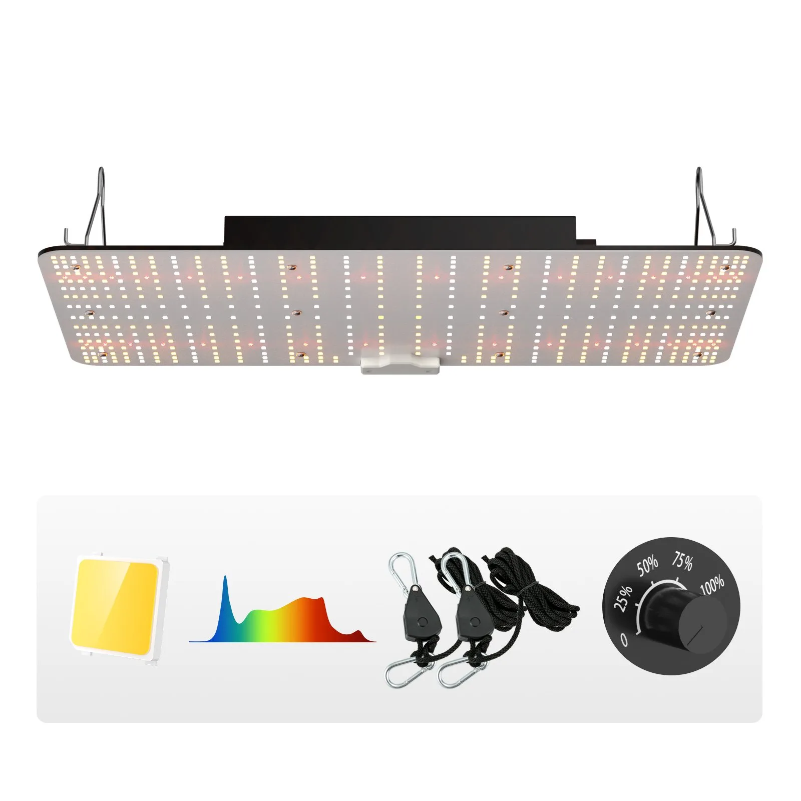 LED kasvulamp, 200 W, 91,4 x 91,4 cm