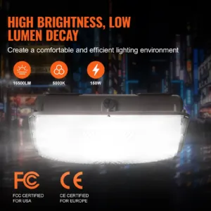 LED varikatusevalgusti, 150 W, 315 mm — pilt 3