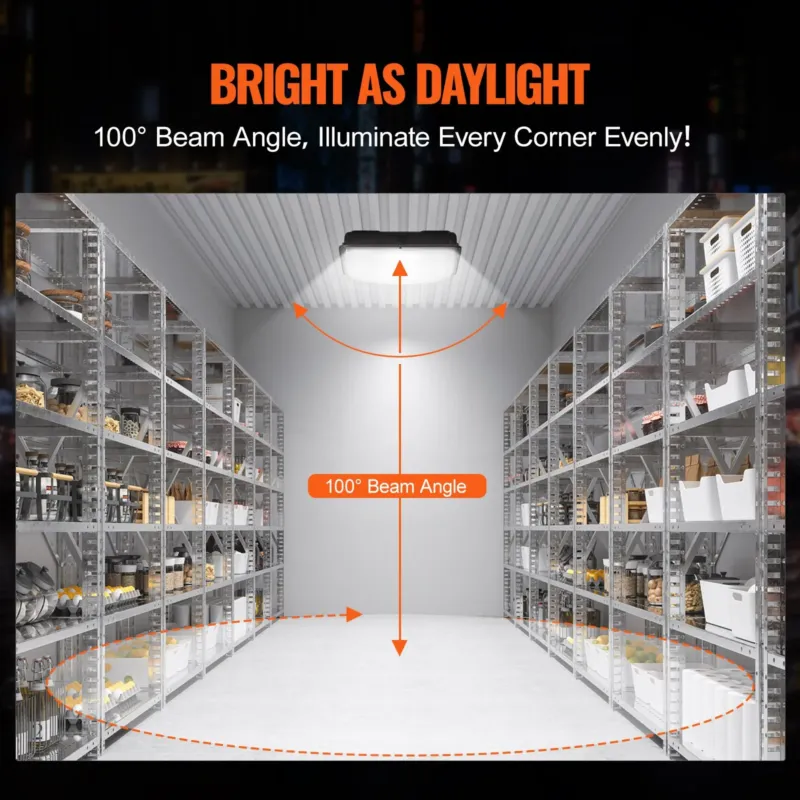 LED varikatusevalgusti, 150 W, 315 mm