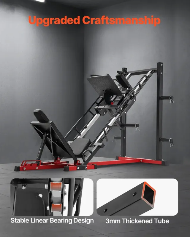 Leg Press Hack kükkimasin, 907 kg, 5,08 cm