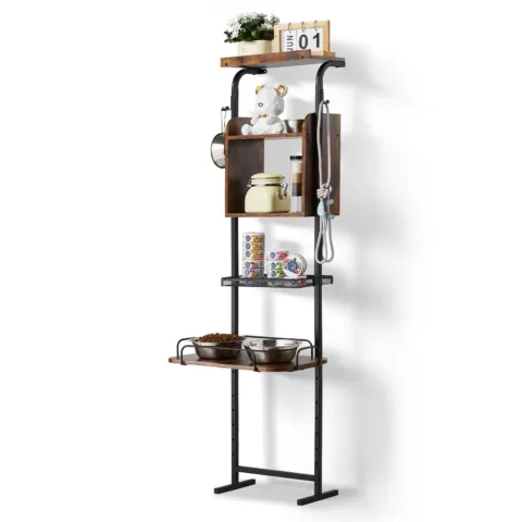 Lemmikloomade söötmisjaam hoiuruumiga, 49,0 x 27,9 cm, 500 x 279,4 mm