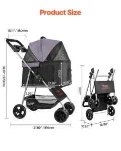 Lemmikloomakäru, 15,9 kg, 15,2 cm — pilt 2