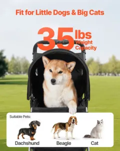 Lemmikloomakäru, 15,9 kg, 15,2 cm — pilt 4