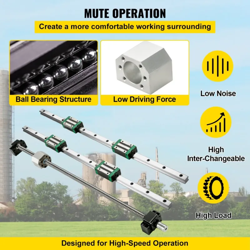 Lineaarne juhtrööbas 2 tk HGR20-1000mm lineaarne liugrööbas koos 1 tk