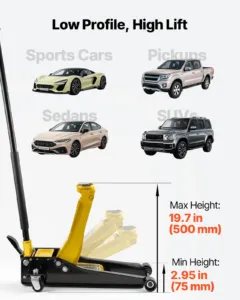 Madala profiiliga põrandatungraud, 500 mm, 3 kg — pilt 3