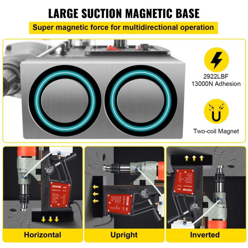 Magnetpuur, 1200 W, 4 cm