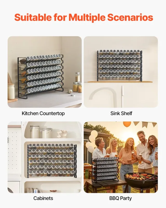 Maitseainete organiseerija purkidega 58,4 x 40,6 cm