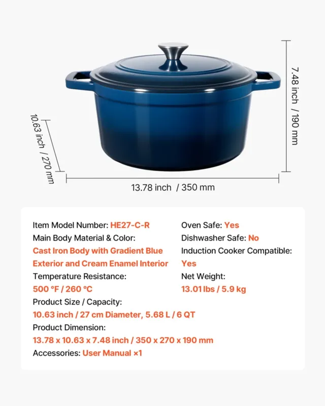 Malmpott 5,7 L
