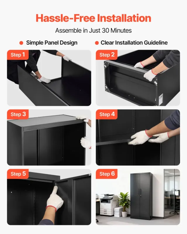 Metallist hoiukapp, 175 cm, 5 tasandit