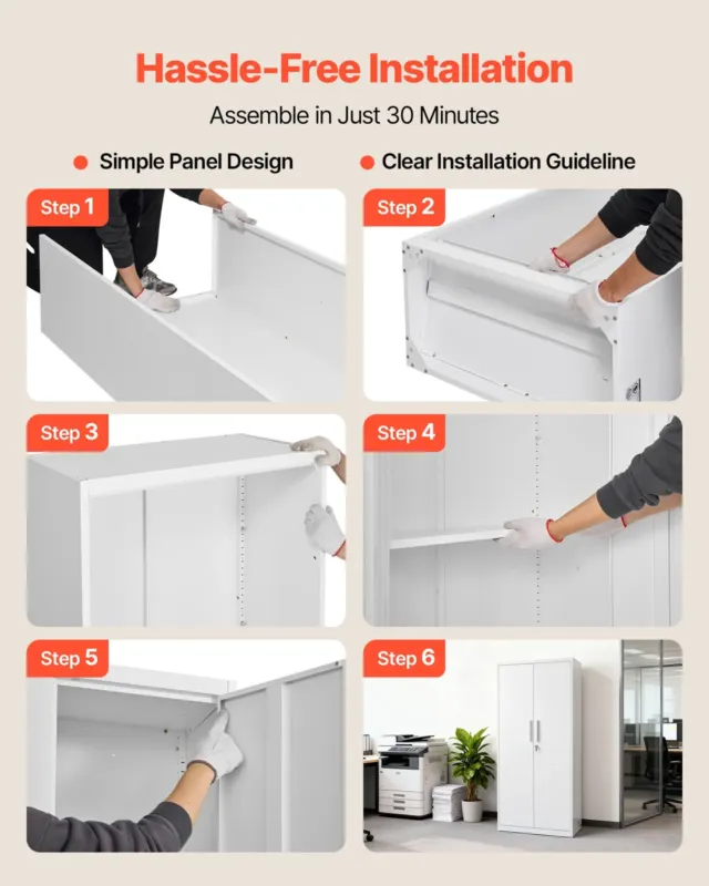 Metallist hoiukapp, 175 cm, 5 tasandit